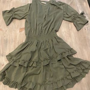 Ruffle mini dress
